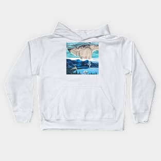 Breaking through sleep into a dream world Kids Hoodie